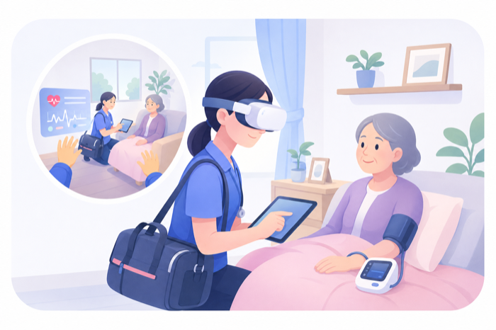 訪問看護のVRコンテンツイメージ