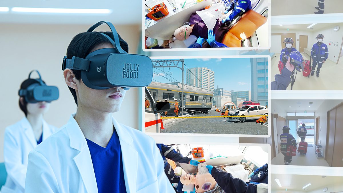 医師がVR教材コンテンツを確認